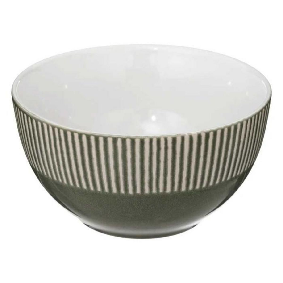 SECRET DE GOURMET Lot de 6 Bols en Céramique  Maya  70cl Vert