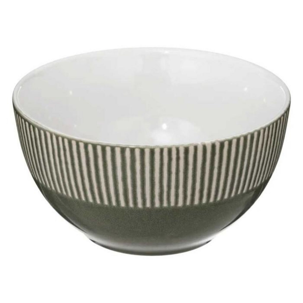 SECRET DE GOURMET Lot de 6 Bols en Céramique  Maya  70cl Vert