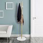 Voir la diapositive 3 : The Home Deco Factory Portemanteau Fiona - H. 130 cm - Blanc