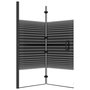 Voir la diapositive 4 : VIDAXL Cabine de douche pliable ESG 120x140 cm Noir