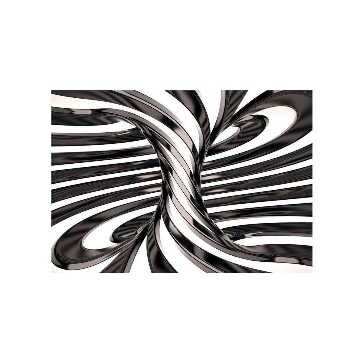 Paris Prix Papier Peint  Black & White Swirl