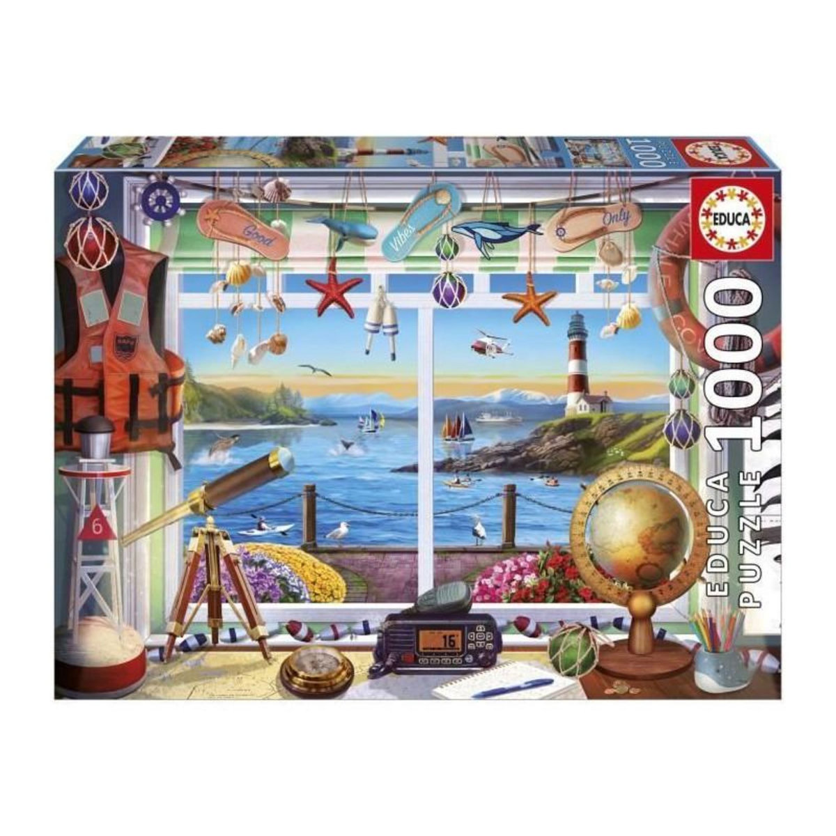 EDUCA Puzzle - EDUCA - Vie partuaire - 1000 pieces - 68x48 cm - Pour adultes - Theme nature