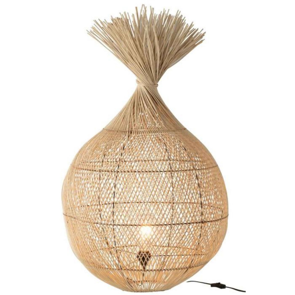 Paris Prix Lampe à Poser en Rotin  Kimmy  100cm Naturel