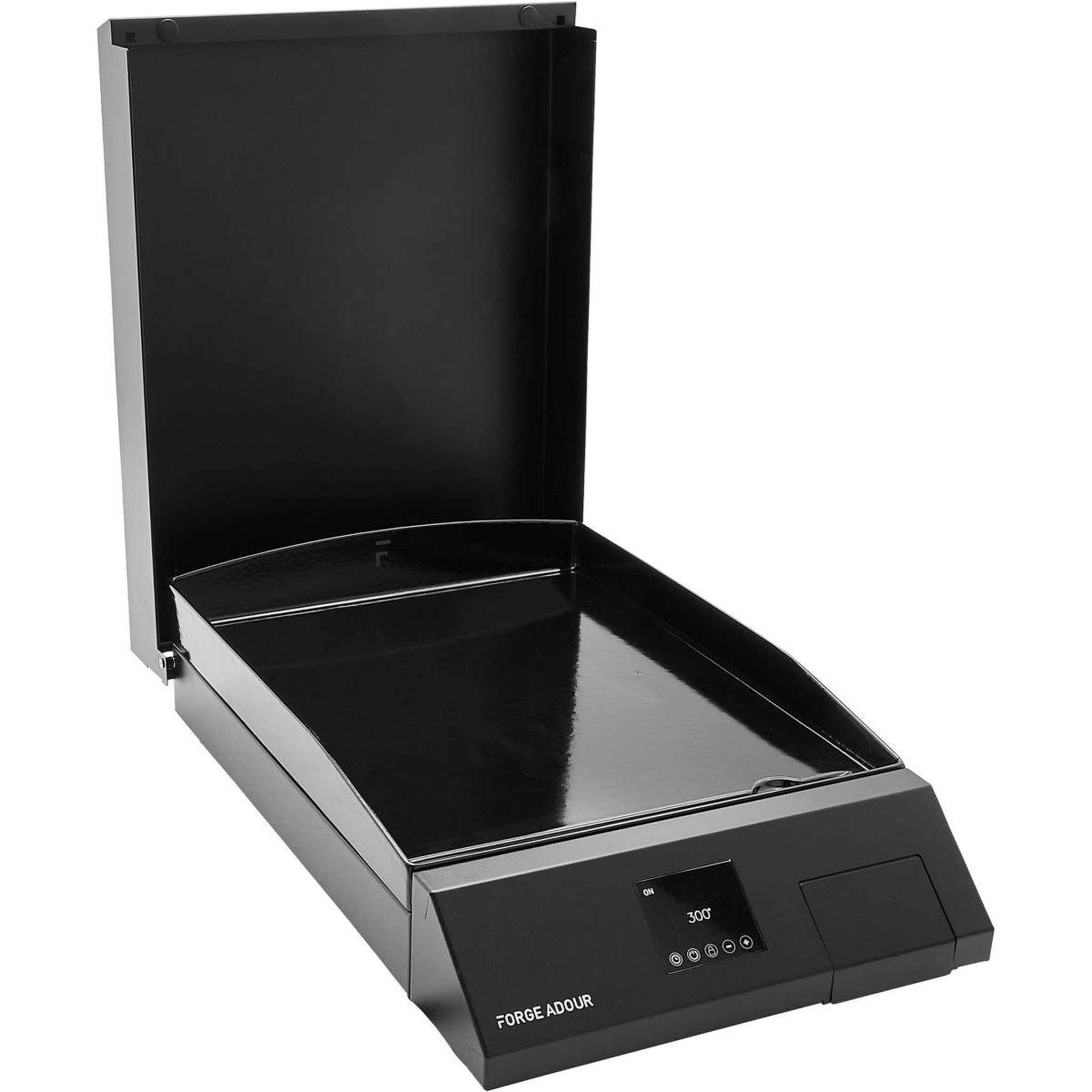 FORGE ADOUR Plancha électrique COOKING noir à poser, 57x39 cm