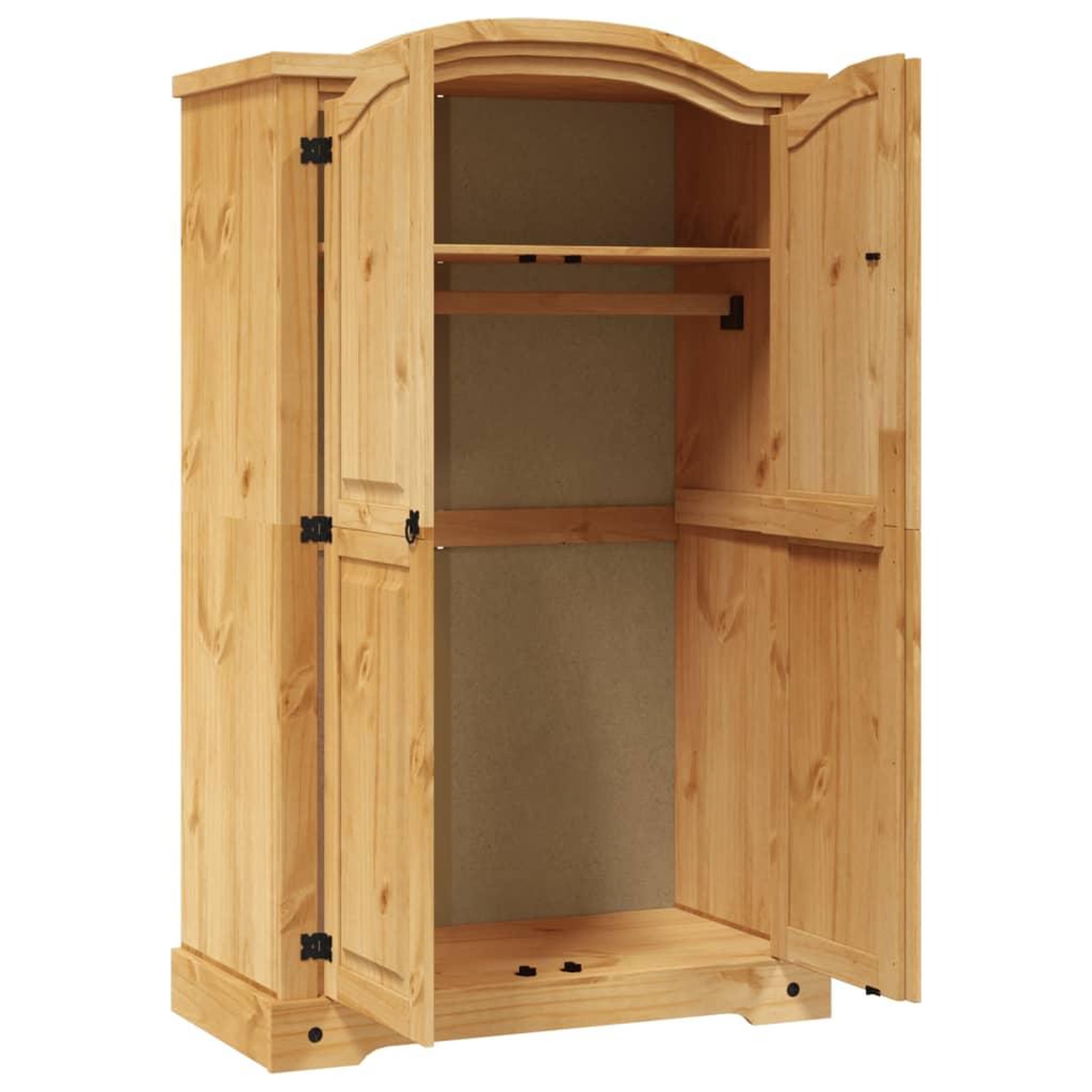 Voir la diapositive 4 : VIDAXL Garde-robe avec 2 portes Gamme  pin mexicain