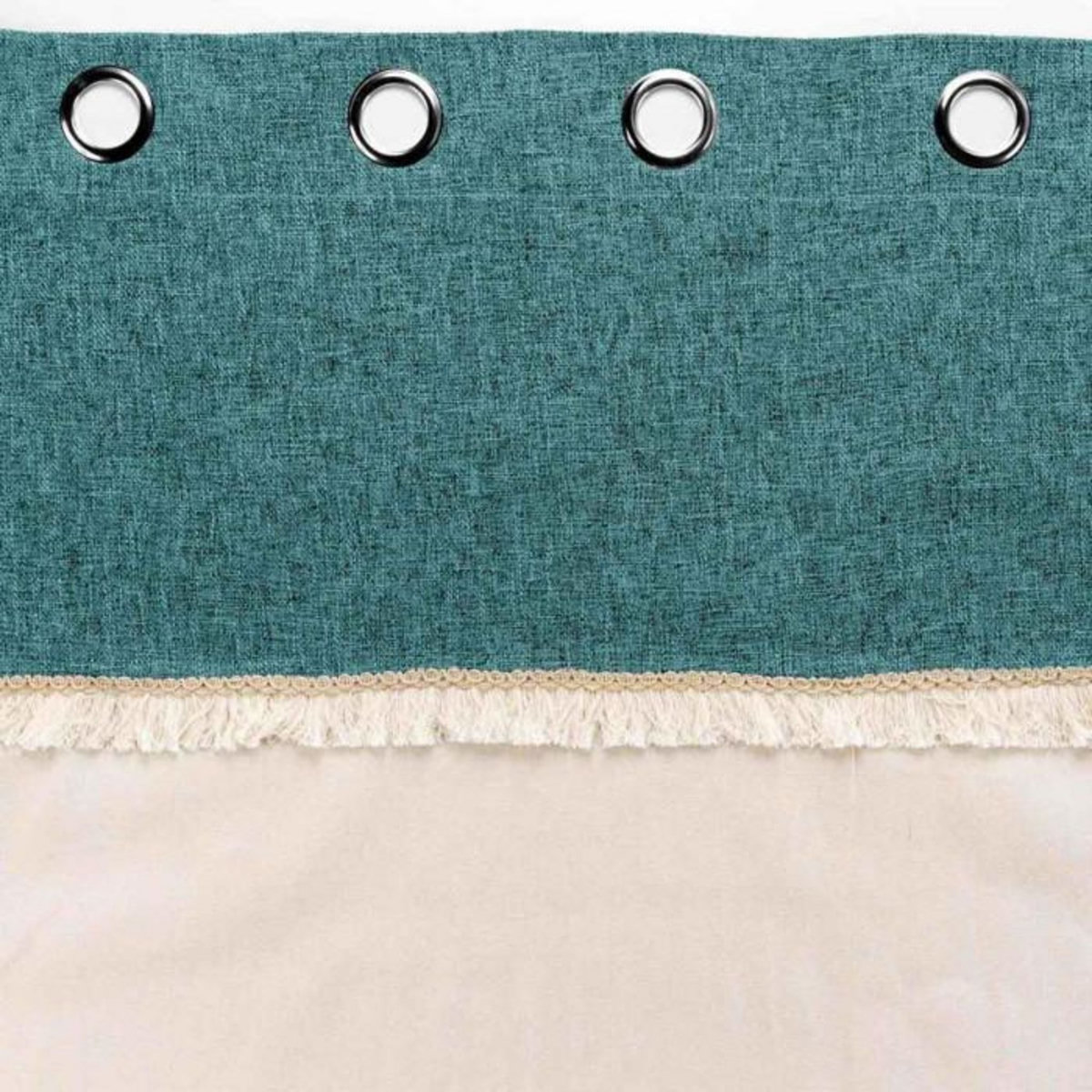 Paris Prix Rideau à Œillets  Cancun  140x240cm Bleu