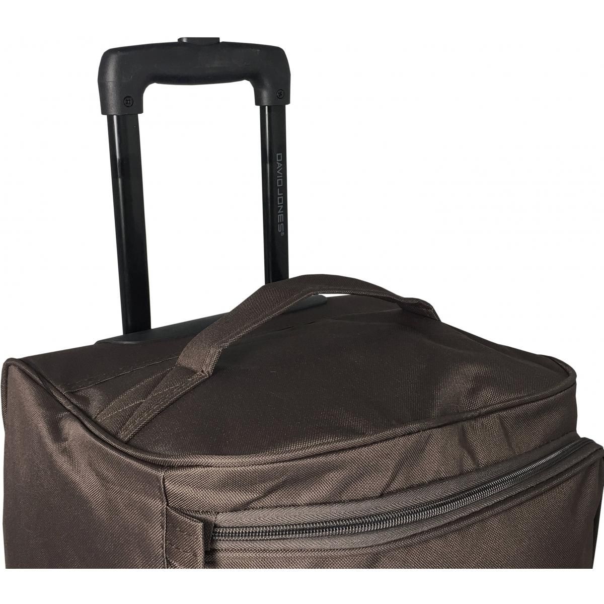 David Jones Sac de voyage avec roulettes 120L grand volume 76cm