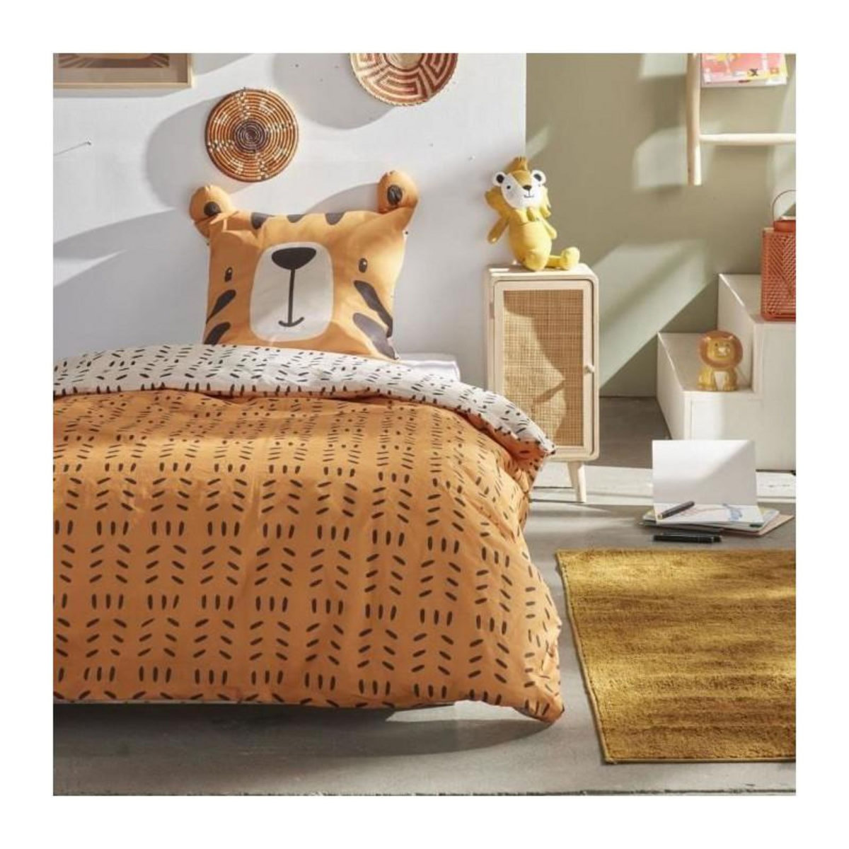 Today Parure de lit - TODAY - 140 x 200 cm - Coton 57 fils - FUNNY 3.7