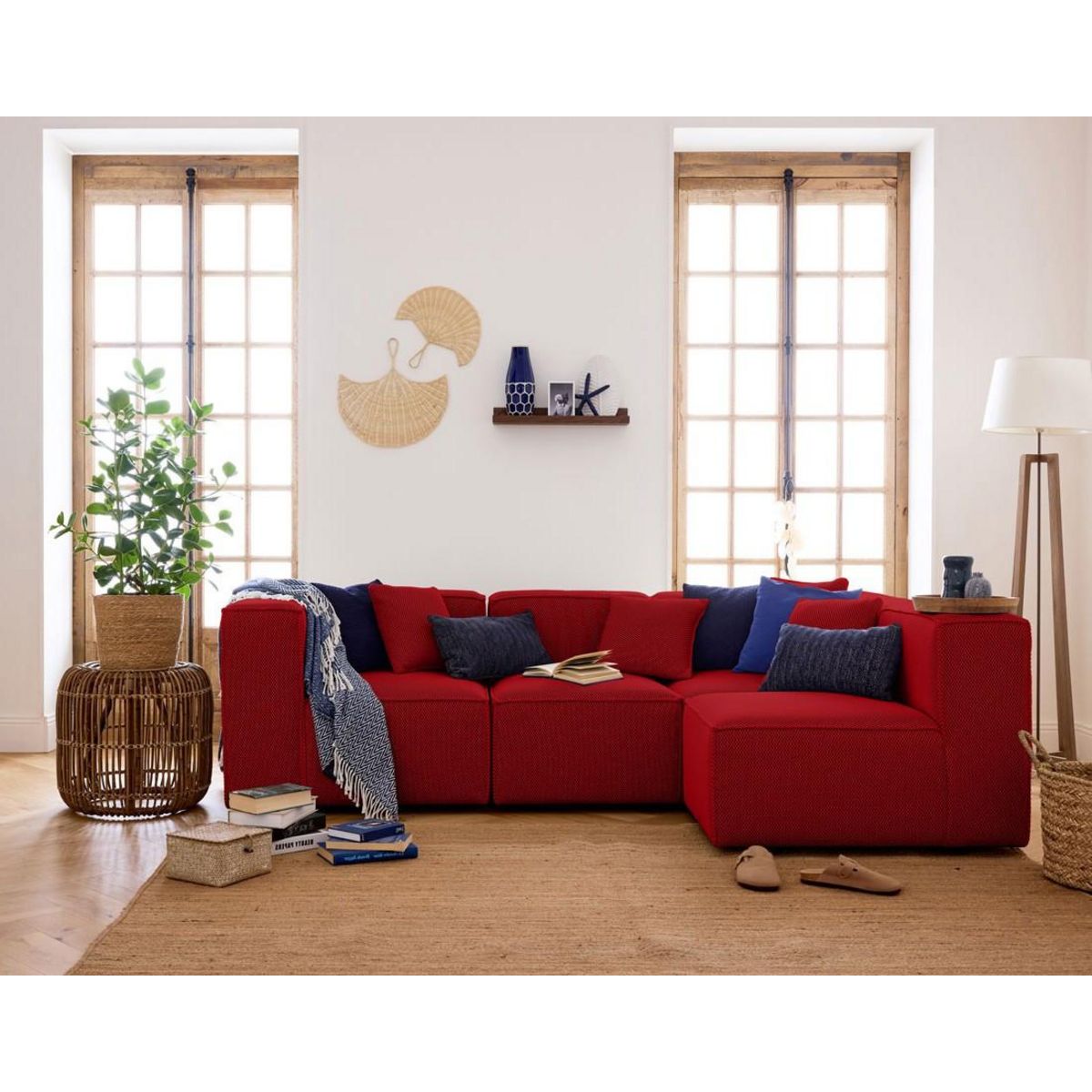 LISA DESIGN Arty - module d'assise sans accoudoirs - en tissu mailles 3d