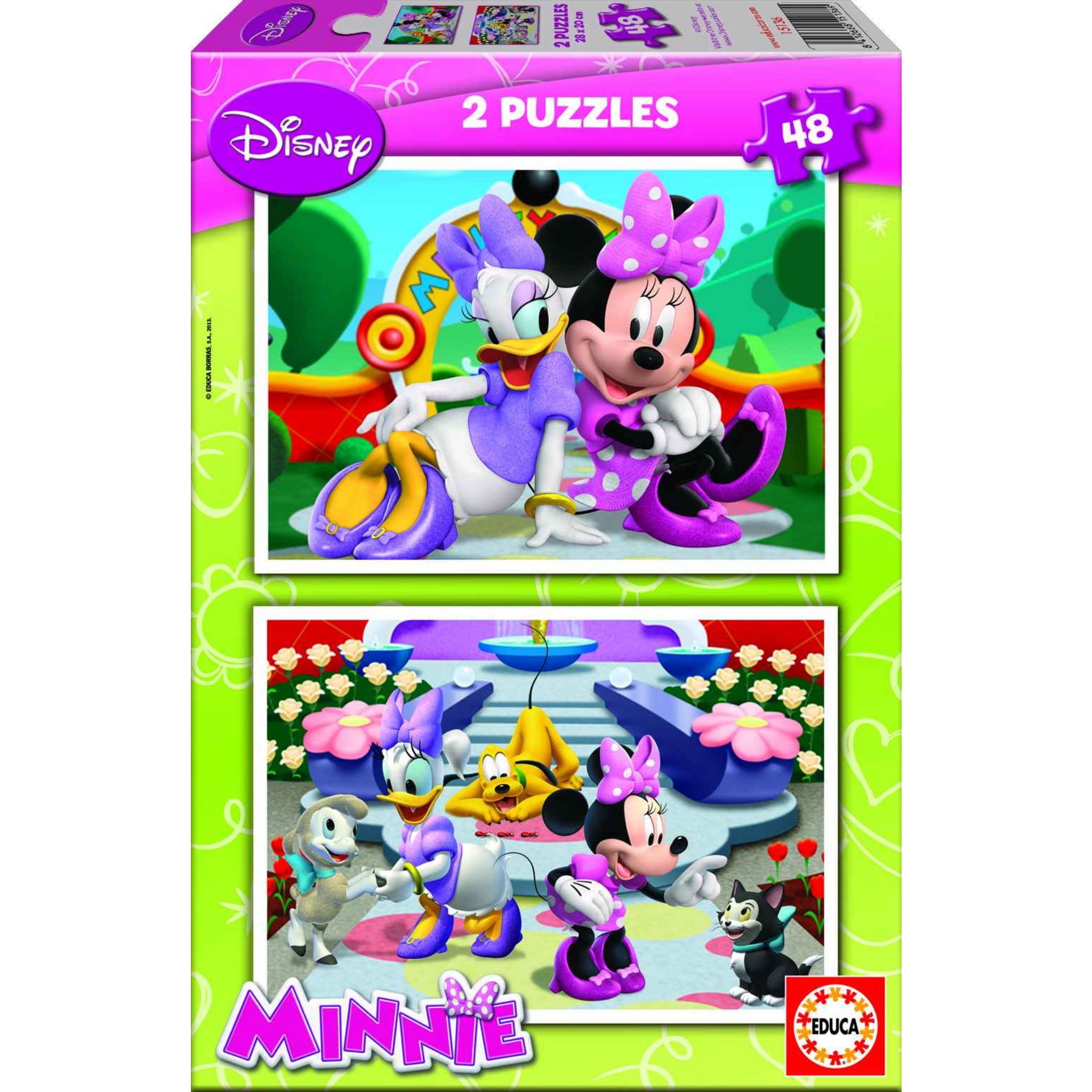 Lot De 2 Puzzles Batwheels 20 Pièces – Pour Enfants 3-5 Ans – Puzzle Carton 28x20 Cm – Éducatif