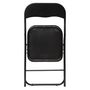 Voir la diapositive 2 : TOILINUX Lot de 6 Chaises pliantes effet velours