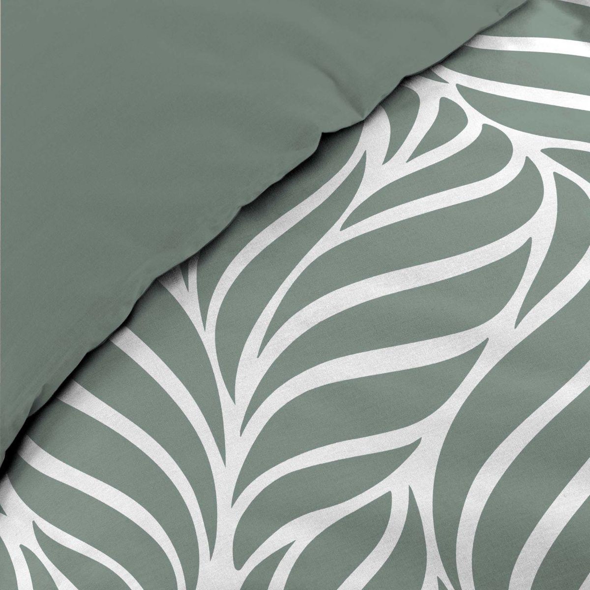 Voir la diapositive 5 : Douceur d'Intérieur Parure de lit 3 pièces  morgane  260x240cm vert sauge