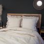 Voir la diapositive 2 : COTE DECO Housse de couette 260x240 FALBALA beige + 2 taies à volants
