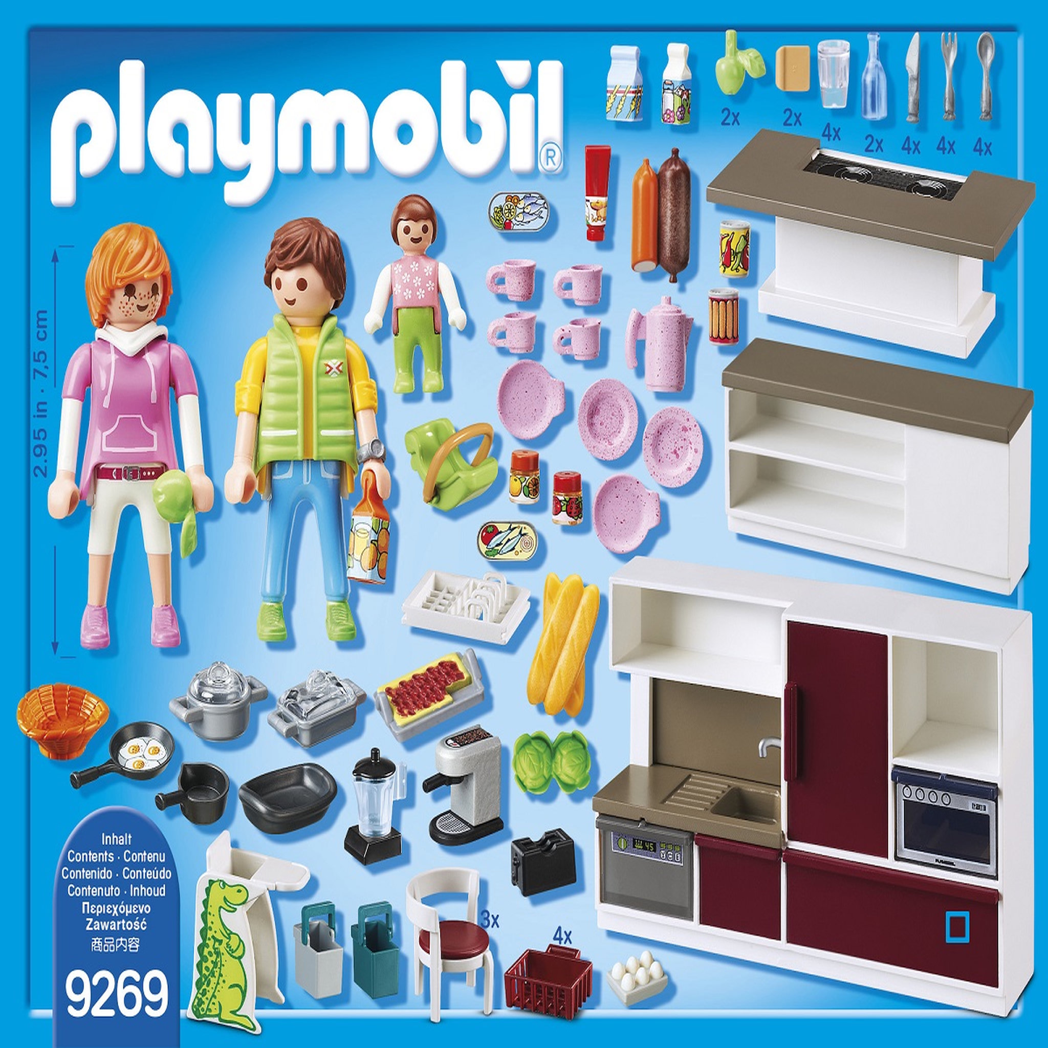 Voir la diapositive 2 : PLAYMOBIL 9269 - City Life - Cuisine aménagée 