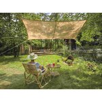 Jardiline Voile d'ombrage Naturelle Jute Rectangulaire 4 x 3 m - Jardiline