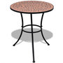 Voir la diapositive 1 : VIDAXL Table de bistro Terre cuite 60 cm Mosaïque