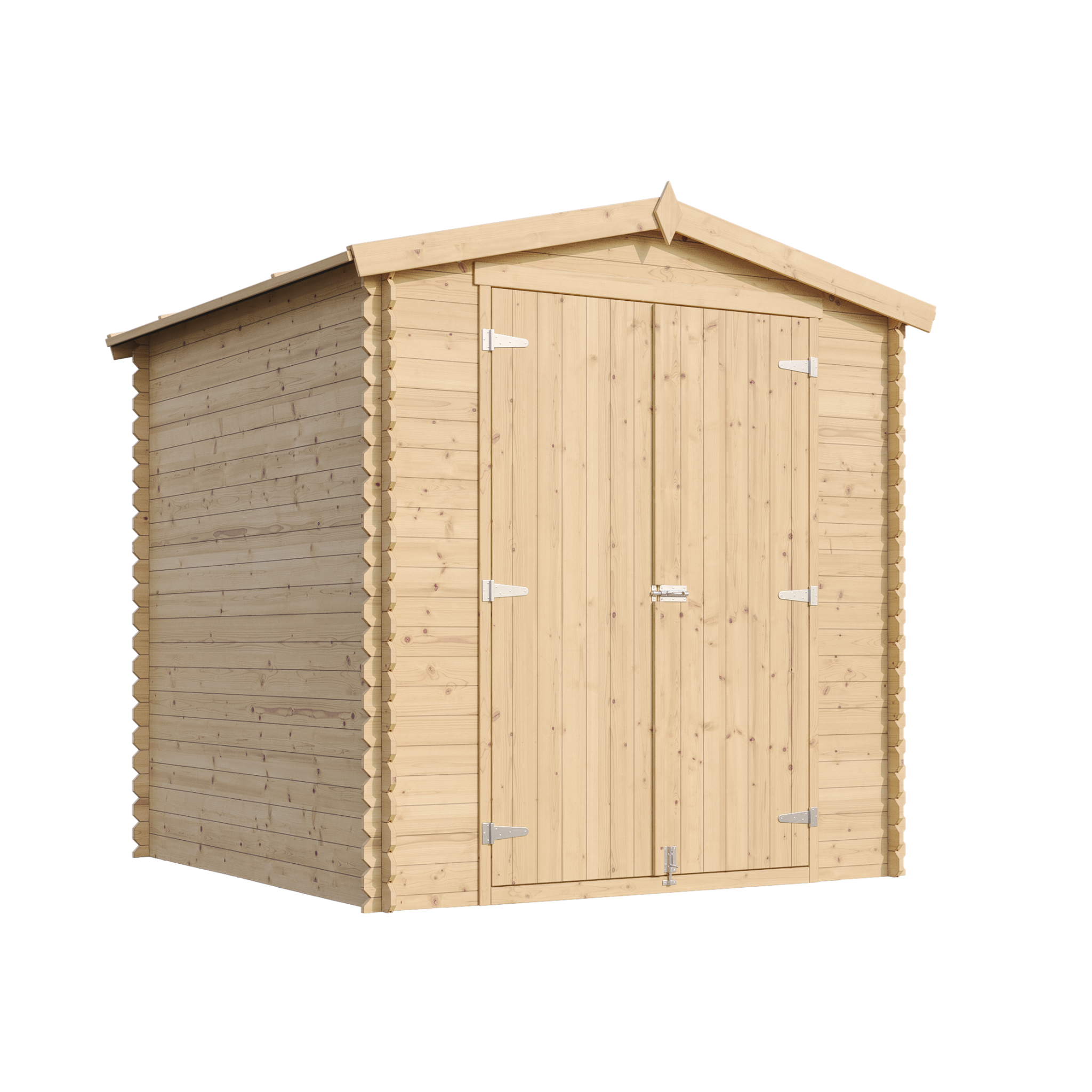 Voir la diapositive 2 : TIMBELA Abri de Jardin En Bois 3,53 m², Cabanon de Jardin, Outils, Sans Plancher M343C1