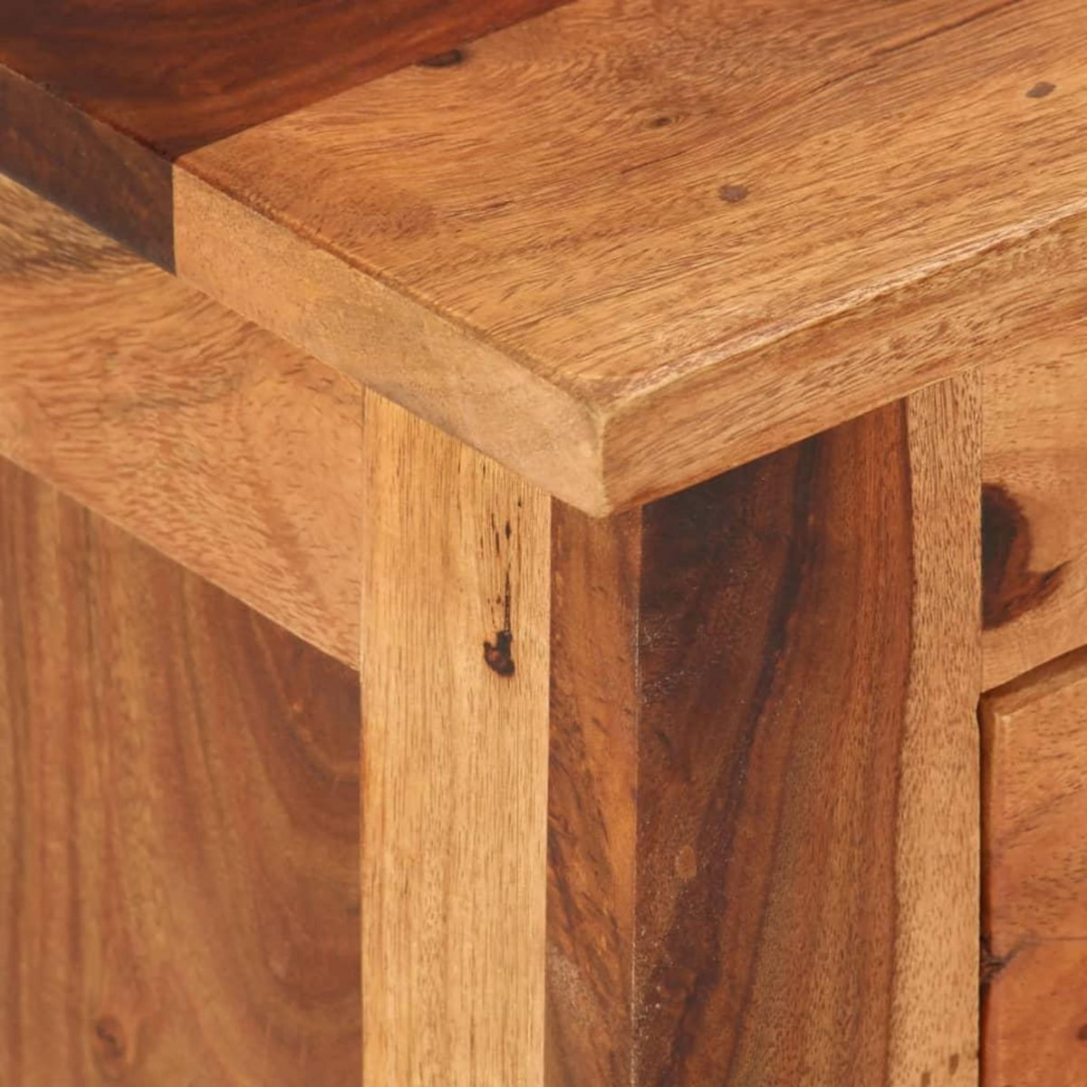 VIDAXL Meuble TV 110x30x40 cm Bois solide