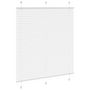 Voir la diapositive 3 : VIDAXL Store plisse blanc 115x100cm largeur du tissu 114,4cm polyester