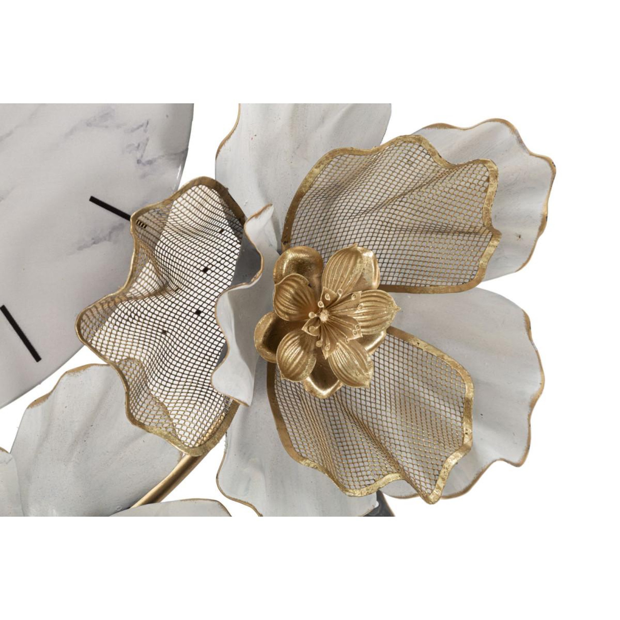 Voir la diapositive 3 : Paris Prix Horloge murale design  flowers  64cm multicolore