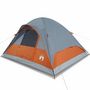 Voir la diapositive 2 : VIDAXL Tente familiale a dome 6 personnes orange impermeable
