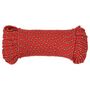 Voir la diapositive 3 : VIDAXL Corde de bateau Rouge 5 mm 25 m Polypropylene