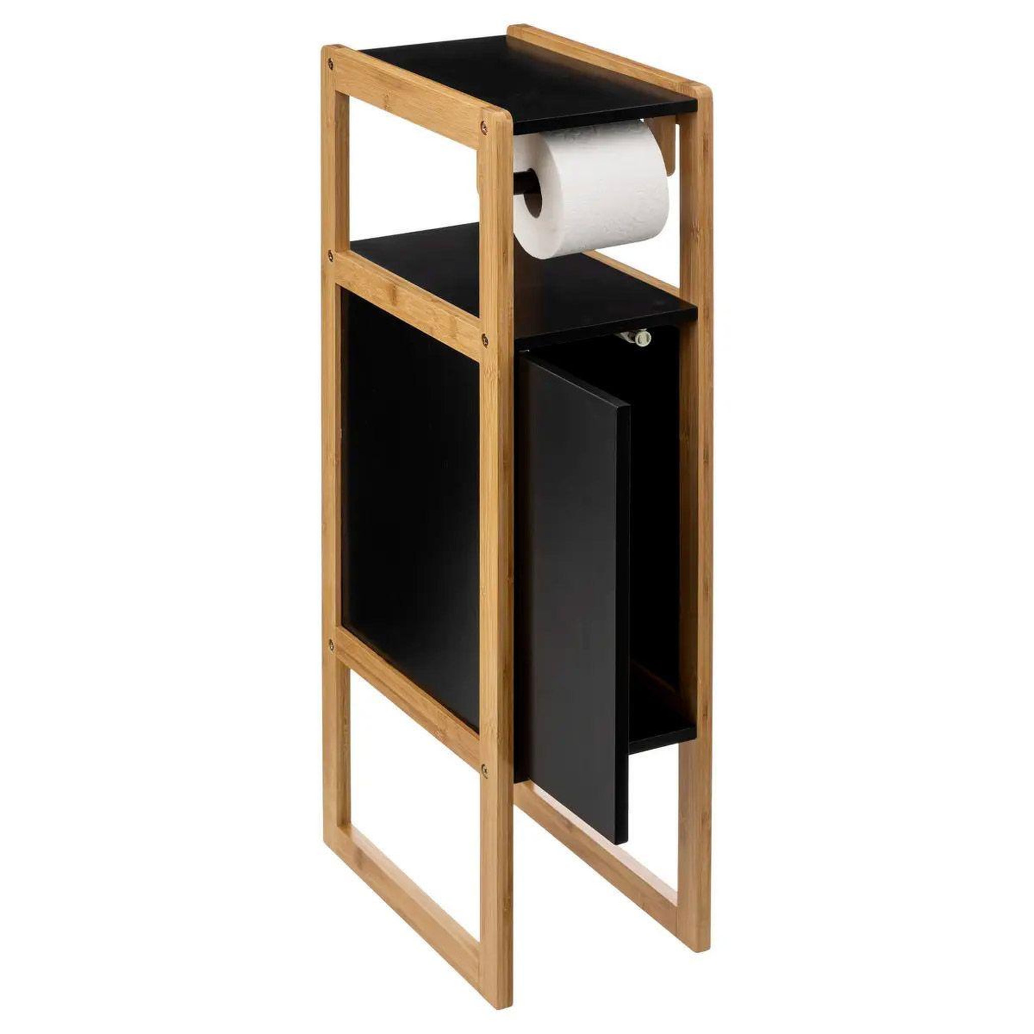 Voir la diapositive 2 : FIVE Dérouleur Papier WC  Natureo  80cm Noir