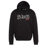 Schott Sweat à Capuche Noir Homme Schott Sidney. Coloris disponibles : Noir