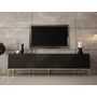 Voir la diapositive 2 : BEST MOBILIER Celeste - meuble tv - 190 cm - style contemporain