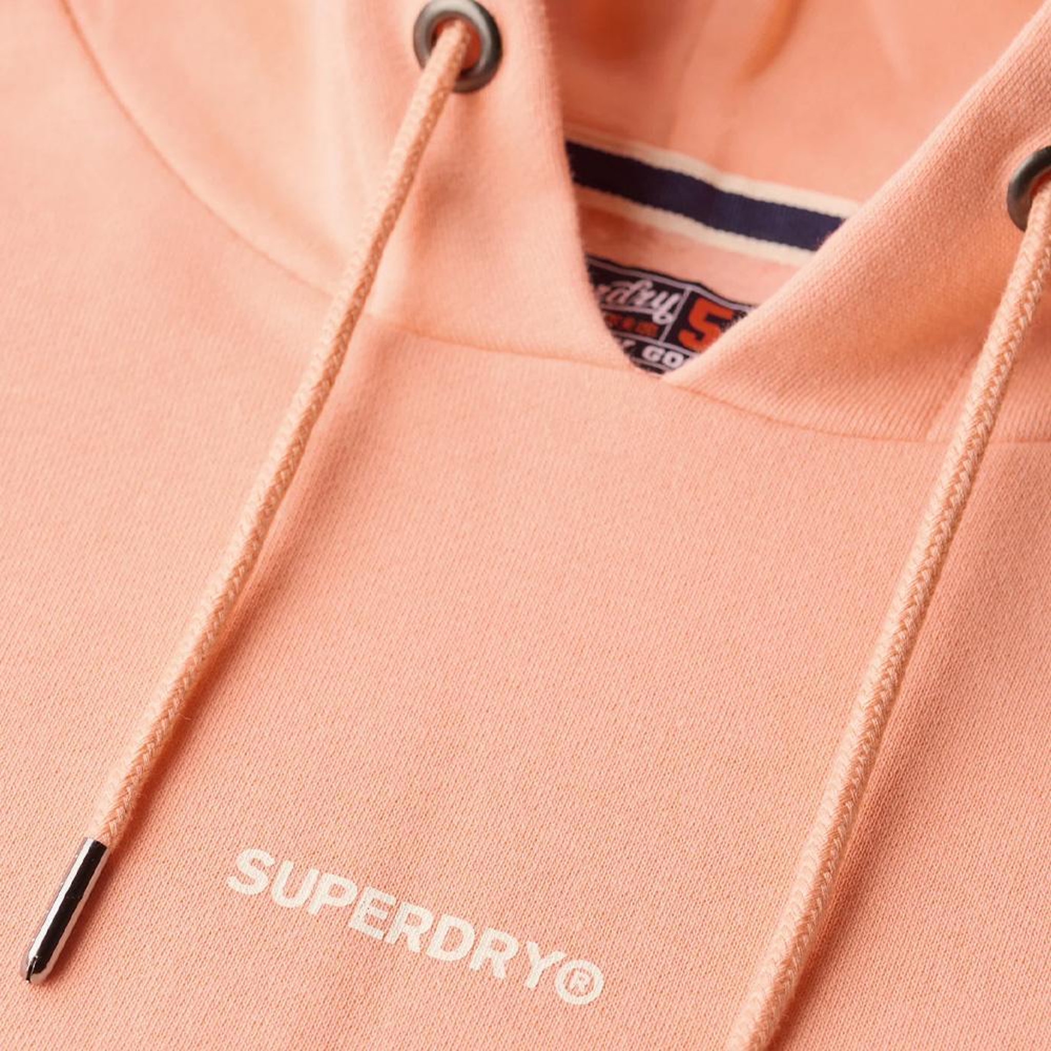 Voir la diapositive 2 : SUPERDRY Sweat Corail Femme Superdry Plain Hood