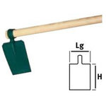 Leborgne Houe de Bastia douille ovale 1 kg - 20 cm Duopro - sans manche