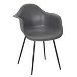 The Home Deco Factory Fauteuil GUSTAV gris