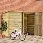 VIDAXL Abri a velo de jardin 232x110x170 cm Bois de pin impregne