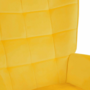 Voir la diapositive 5 : ID MARKET Fauteuil scandinave ANIA velours jaune