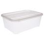 Voir la diapositive 1 :  Boîte de Rangement  Store N'Box  11L Transparent
