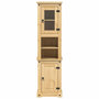 Voir la diapositive 4 : VIDAXL Armoire de salle de bain  50x40x185 cm bois de pin massif