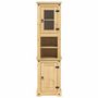 Voir la diapositive 4 : VIDAXL Armoire de salle de bain  50x40x185 cm bois de pin massif
