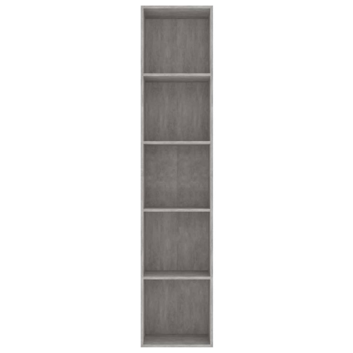 VIDAXL Bibliotheque Gris beton 40x30x189 cm Bois d'ingenierie