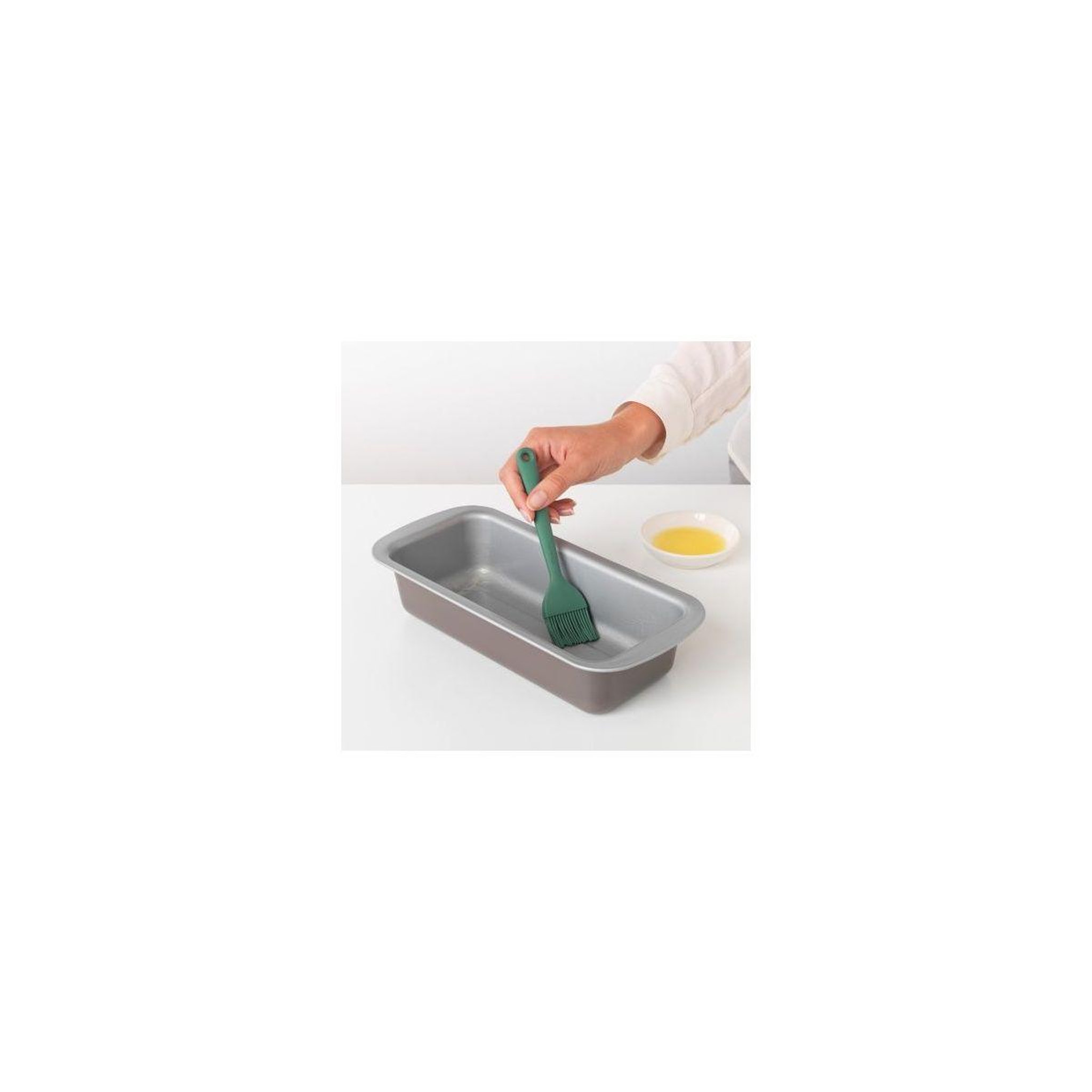 Voir la diapositive 2 : BRABANTIA Pinceau a patisserie silicone fir green