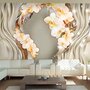 Voir la diapositive 1 : Paris Prix Papier Peint  Wreath of Orchids