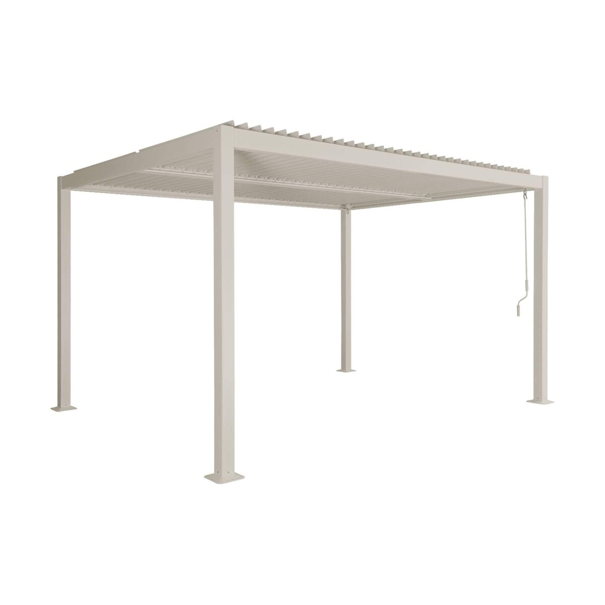 SWEEEK Pergola bioclimatique aluminium et acier lames orientables 4x3m Palace