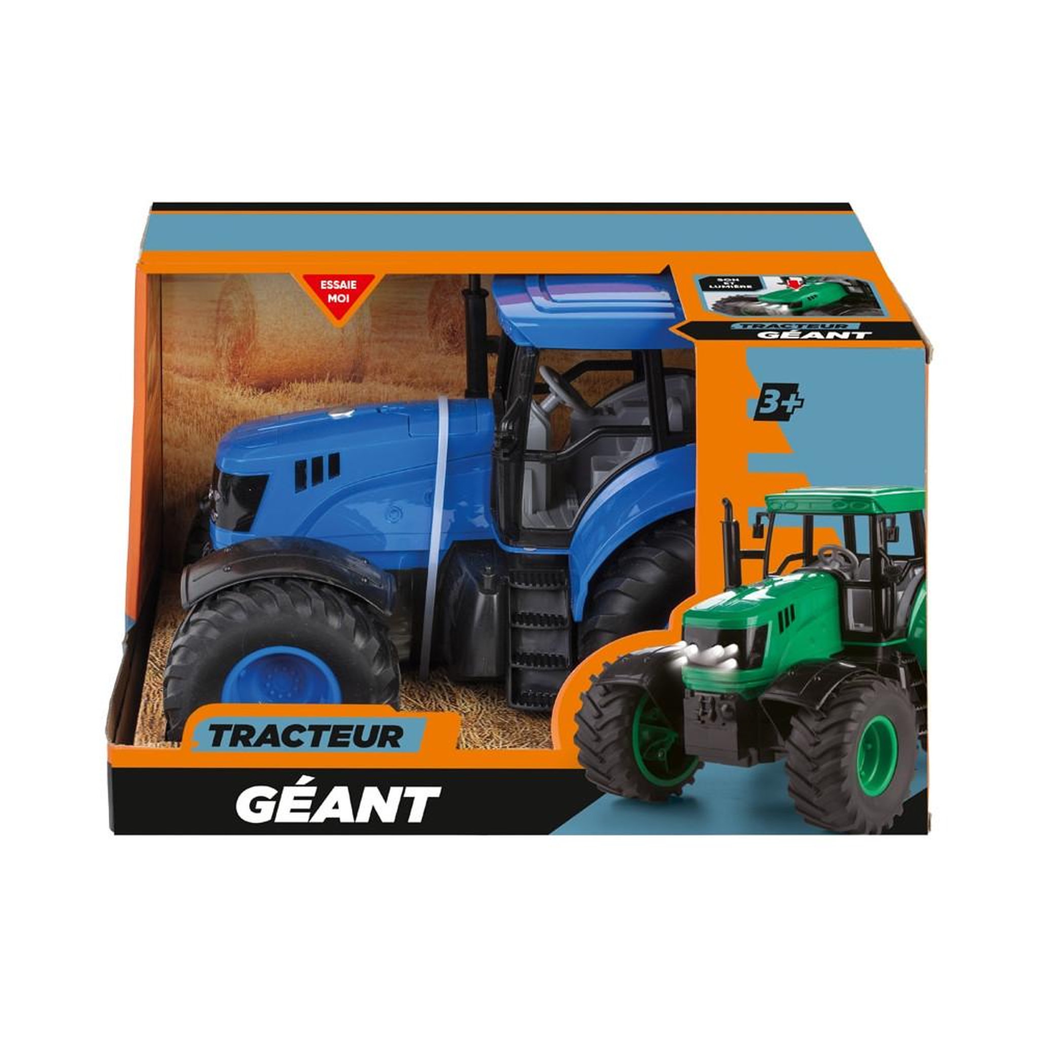Voir la diapositive 2 : Jouet tracteur à friction 30 cm avec sons et lumières
