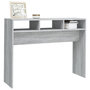 Voir la diapositive 4 : VIDAXL Table console Sonoma gris 105x30x80 cm Bois d'ingenierie