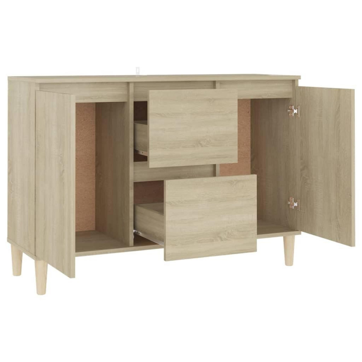 VIDAXL Buffet chene sonoma 101x35x70 cm bois d'ingenierie