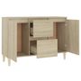 Voir la diapositive 4 : VIDAXL Buffet chene sonoma 101x35x70 cm bois d'ingenierie