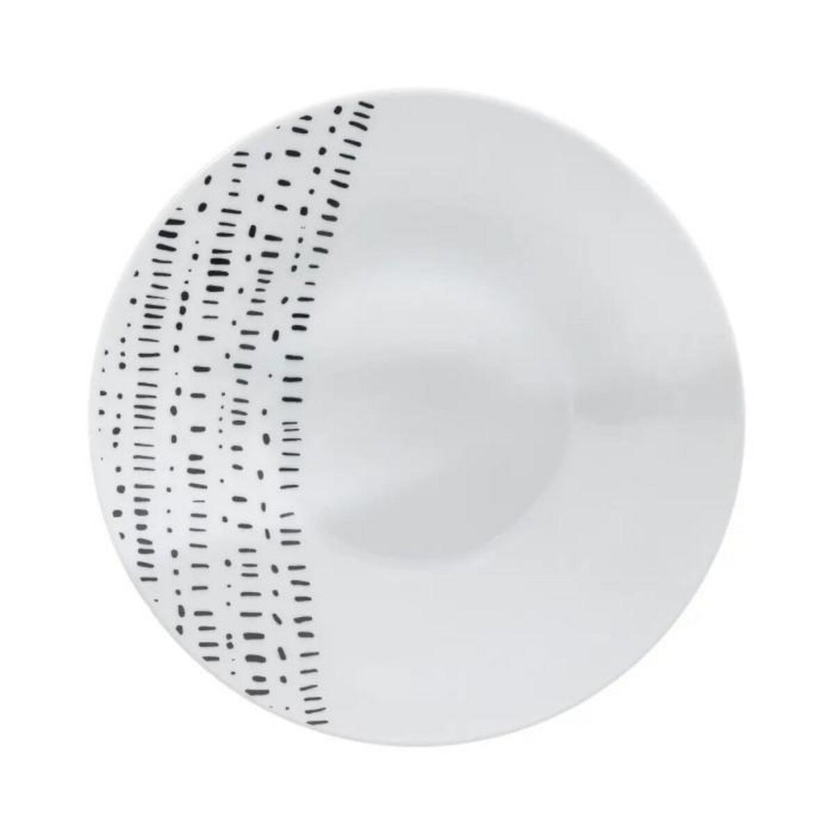 SECRET DE GOURMET Service de Table 18 Pièces  Berbère  27cm Blanc