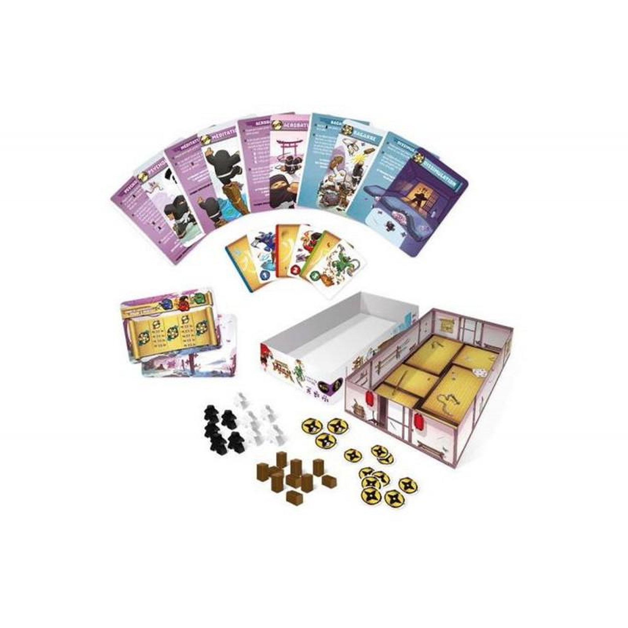 Voir la diapositive 2 : Iello Jeu d ambiance Iello Ninja Academy