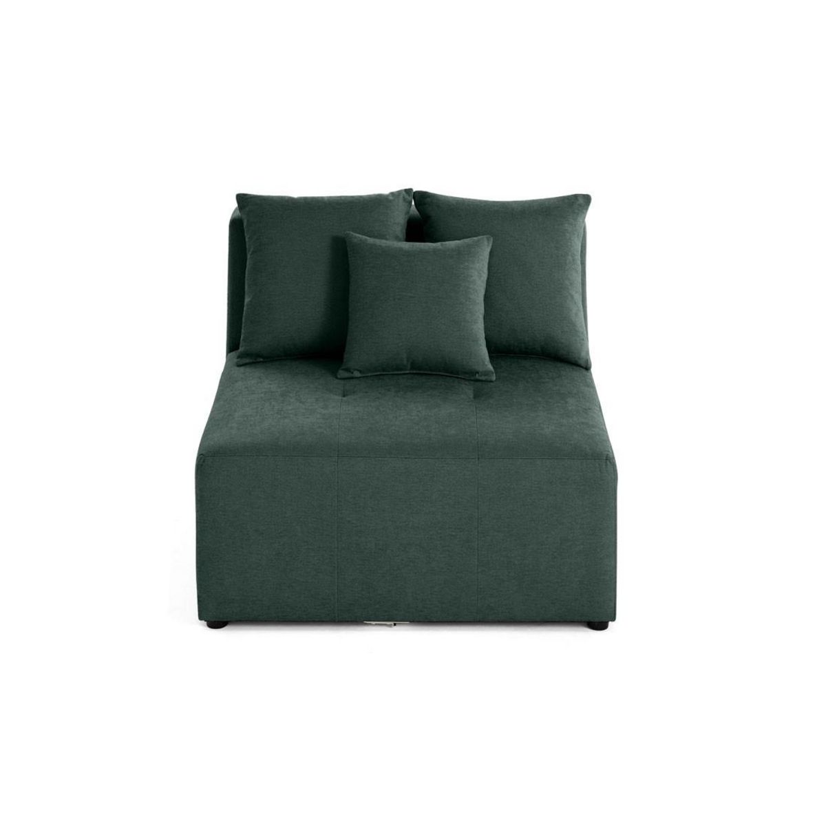 LISA DESIGN Amalfi - module d'assise sans accoudoirs - 1 place - en tissu