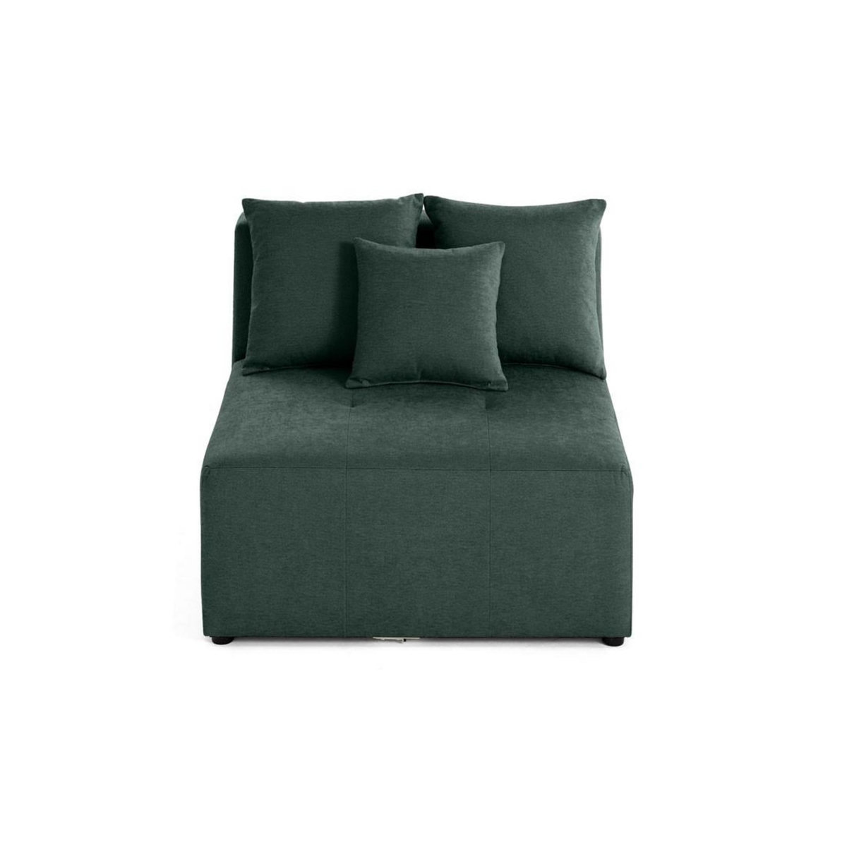 LISA DESIGN Amalfi - module d'assise sans accoudoirs - 1 place - en tissu