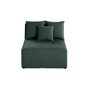 Voir la diapositive 6 : LISA DESIGN Amalfi - module d'assise sans accoudoirs - 1 place - en tissu